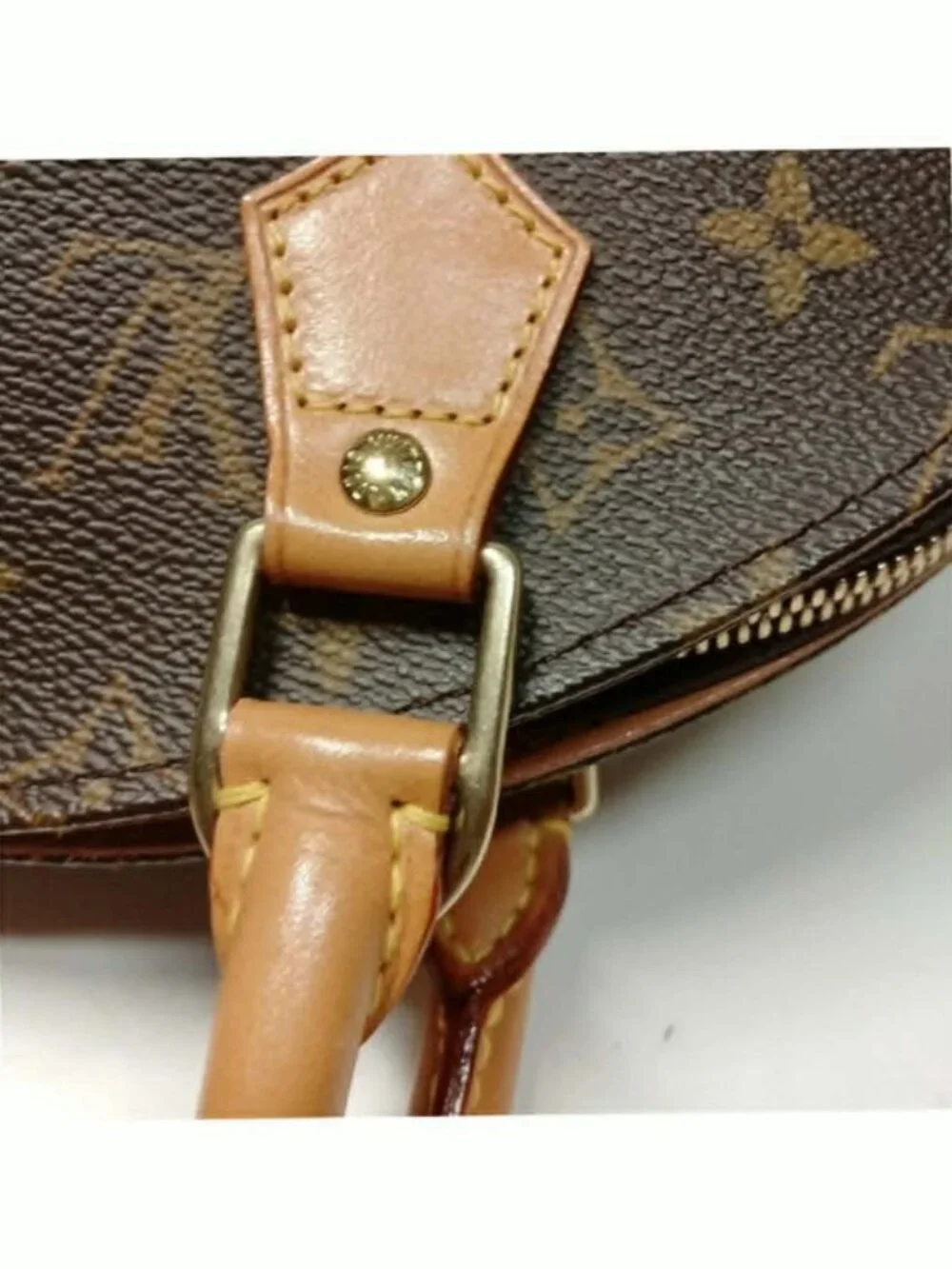Authentic Louis Vuitton Ellipse PM Monogram Canvas Satchel Handbag Vintage LV